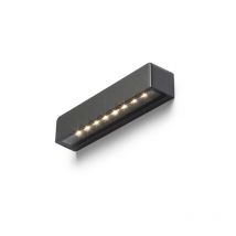 Lampada applique da esterno sampo da parete grigio antracite 230V led 9W IP65 3000K
