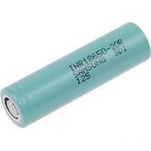 Pile rechargeable spéciale 18650 Samsung INR18650-20R flat-top, résiste aux courants élevés, résiste aux températures é