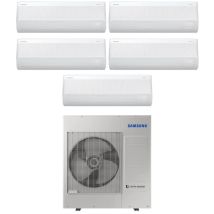 Samsung - penta split inverter air conditioner series windfree elite 9+9+12+12 with aj100txj5kg r-32 wi-fi integrated 9000+9000+12000+12000 - new