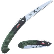 Scie pliante Samurai fa 210 lh 21 cm pliable avec fermeture a' bouton-poussoir coupe branches e'lagage e'lagage