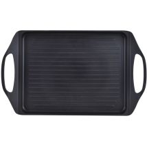 Compact - Piastra Per Grill 24 X 26 Cm - Alluminio Fuso - Interno Di Whitford In Nero Ed Esterno In Nero - Vapore Resistente Con Punto Di Induzione - 