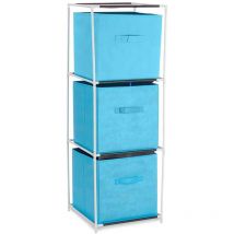 Estanteria 3 cajones tnt azul colección kipit - San Ignacio