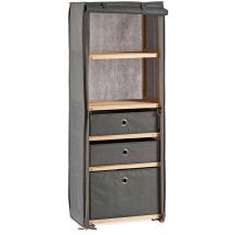 Estanteria tela 3 cajones gris colección kipit - San Ignacio