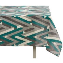 Mantel loneta antimanchas 140x180cm raya colección kinvara - San Ignacio