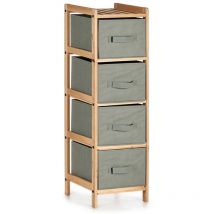 Mueble 4 cajones gris oscuro colección kipit - San Ignacio