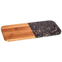 Planche à découper bois et marbre noir 38cm collection kinvara - San Ignacio