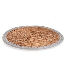 Tapete natural borde gris 30cm colección kinvara - San Ignacio