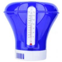 San Marco – Schwimmender Pool-Dosierer mit Thermometer – Für bis zu 6 Tabletten – Ideal für kleine und mittelgroße Pools