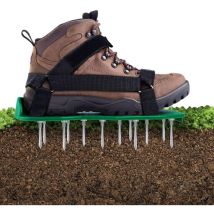 Ersandy - Sandales Aérateur Pelouse Installation Gratuite, Chaussure à Gazon Chaussures à Ongles Scarificateur Gazon Chaussures pour Gazon Jardin