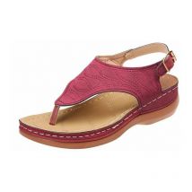 Sandales orthopédiques confortables pour femmes, sandales orthopédiques, plates(noir,39)