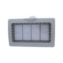 Custodia idrobox IP55 con portello di protezione 1M 2M 3M 4M 4 posti