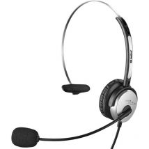 Sandberg - 326-14 Casque d'écoute et casque d'écoute Casque d'écoute filaire Bureau/Centre caller usb Type a Noir, Argent