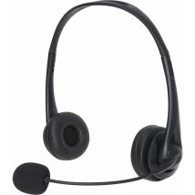 Sandberg - Casque usb Casque de bureau, 126 - 12 (usb Office, Headset, Headband, Call Centre), Couleur Noir, Binaural, bouton