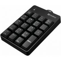 Sandberg - usb Wired Numeric Keypad - usb - pc portable/de bureau - Clavier à membrane - 3 million de caractères - Tactile - Noir (630-07)