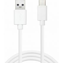 Usb-c 3.1 > usb-a 3.0 1M Saver - usb Cavo (1 m, usb c, usb a, 3.0 (3.1 Gen 1), Bianco) - Sandberg