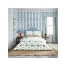 Sanderson - Enys Garden Duvet Cover Set King Size Indigo & Primrose