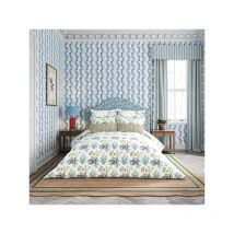 Sanderson - Enys Garden Duvet Cover Set Double Indigo & Primrose