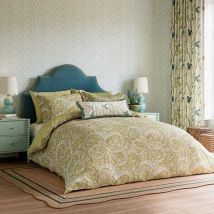 Sanderson - for National Trust Tilia Lime Duvet Cover Set Double Gold