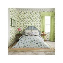 Woodland Chorus Duvet Cover Set Super King Size Blue Grey - Sanderson