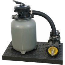 Sandfilteranlage 4 m³/h Pumpenleistung, 6-Wege-Ventil ,15kg Sand sf 128