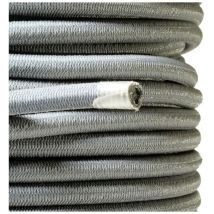 Kalembal - Sandow élastique gris professionnel 9mm (Rouleau de 100 mètres) - Anti-UV - Très résistant