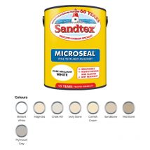 Sandtex 15 Year Microseal Fine Textured Masonry - Sandstone - 5L