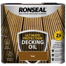 Ultimate Protection Decking Oil Teak 2.5 litre - Ronseal