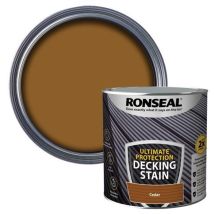 Ultimate Decking Stain - 2.5L - Cedar - Ronseal