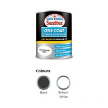 One Coat Exterior Gloss - Black - 750ml - Sandtex
