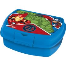 Sandwich Box Blu Per Bambini In Plastica Avengers Iron Man Hulk Captain America Utile Per Portare La Merenda Fuori Casa - Marvel
