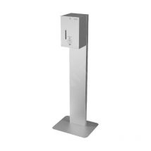Sanela - Distributeurs en inox - Distributeur de désinfectant sans contact sur borne-support, inox slzn 59ES