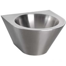 Sanela Edelstahl - Waschtische - Waschtisch 320 mm, konisch, Vandalismus-sichere, Edelstahl SLUN 58