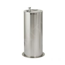 Sanela - Fontaines à boire en inox - Fontaine à boire à poser sur sol 800 mm, inox slun 23