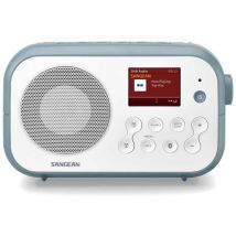 Sangean - Radio DPR-42BT blanco/piedra az