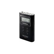 Dt-120 schwarz tragbares Radio am/fm 15 Voreinstellungen - Sangean