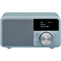Sangean - Genuine Mini DDR-7 Radio de table dab+, fm aux, Bluetooth turquoise R165721