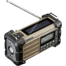 Sangean MMR-99 Outdoorradio UKW Notfallradio, Bluetooth Solarpanel, spritzwassergeschützt, staubdi