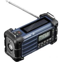Sangean MMR-99 Outdoorradio DAB+, DAB, UKW Notfallradio, Bluetooth Solarpanel, spritzwassergeschüt
