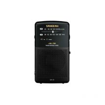Sr-35 Schwarzes Taschenradio Fm/am Eingebauter Lautsprecher Und Kopfhörer - Sangean