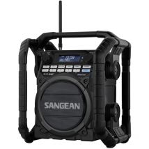 Sangean - U-4 dbt+ Baustellenradio dab+, ukw aux, Bluetooth , usb Akku-Ladefunktion, wiederaufladbar,