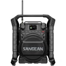 Sangean U-4X Baustellenradio DAB+, UKW Bluetooth , USB, AUX, NFC wiederaufladbar, wasserdicht, stoß
