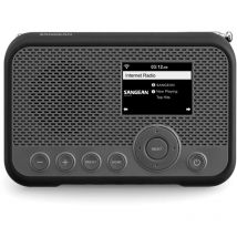 Sangean - Radio con Altavoz Portátil WFR-39 grey black dab, fm Negr