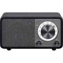 Wr-7 radio da tavolo analogica nera opaca fm bluetooth batteria ricaricabile agli ioni di litio - Sangean