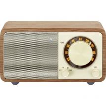 Sangean - WR-7 Genuine Mini Radio de table fm Bluetooth rechargeable noix C692111
