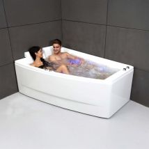 Spalina - sangha duo Wave Gauche, Bañera de hidromasaje Doble l. 170 x l. 120/70 cm, by