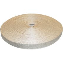 Brixo - Sangle à courroie de secours pour volets à rouleaux et volets à rouleaux à roulettes 50 mètres Cotone - beige/grigio