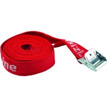 Bizline - sangle - avec boucle de serrage - 2.5 mètres x 25 mm - rouge 390473