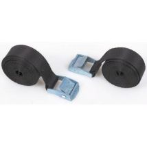 Sangle boucle BL/2X2M5 25 mm – Polyéthylène – Charge utile 70 kg – Tendeur à cliquet – Joubert