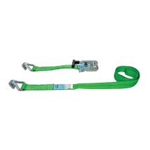 Dolezych - Sangle d'amarrage din en 12195-2 longueur 4 m largeur 35 mm av cliq. press. DoRapid + crochet prof. lc u 2000 daN