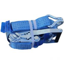Soltec Srl - Sangle d'arrimage 5t - 9 mètres Anti-usure en Polyester, pour les Mouvements de marchandises lourdes, 5000 kg